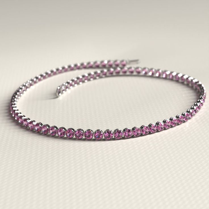 This exquisite handmade Natural Pink Sapphire Tennis Bracelet is the perfect accessory to sparkle on any occasion. Crafted in 14K/18K gold, this custom stacking bracelet showcases the September birthstone in a stunning design. Ideal as a Christmas gift, this one-of-a-kind piece of handmade jewelry is a must-have.𝐅𝐞𝐚𝐭𝐮𝐫𝐞𝐬:• 𝐌𝐚𝐝𝐞 𝐭𝐨 𝐎𝐫𝐝𝐞𝐫• 𝐌𝐞𝐭𝐚𝐥: 𝟏𝟒𝐊 | 𝟏𝟖𝐊• 𝐁𝐚𝐧𝐝 𝐂𝐨𝐥𝐨𝐫𝐬: Rose Gold, Yellow Gold & White Gold• 𝐂𝐮𝐬𝐭𝐨𝐦 𝐂𝐫𝐨𝐜𝐨𝐝𝐢𝐥𝐞 𝐋𝐨𝐜𝐤𝐒𝐭𝐨𝐧𝐞:• Sterling Silver Single Strand Bracelet, Single Strand Sterling Silver Bracelet, Gift Single Strand Round Gold Bracelet, White Gold Single Strand Bracelet Gift, White Gold Single Strand Bracelet As Gift, Pink Rondelle Elegant Jewelry, Elegant Pink Rondelle Jewelry, Pink Stackable Jewelry For Formal Occasions, Fine Jewelry Stackable Tennis Bracelet For Anniversary