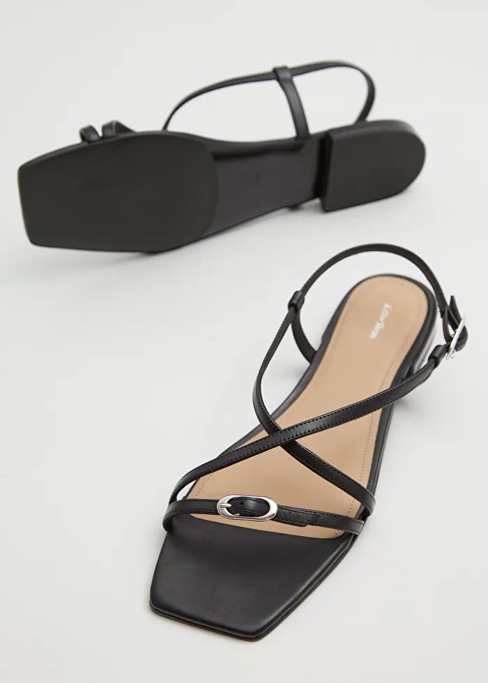 Black And White Sandals, Black Sandals Flat, Strappy Flats, Strappy Sandals Flat, Black Strappy Sandals, Woven Sandals, City Breaks, Knee High Leather Boots, Heel Sandal