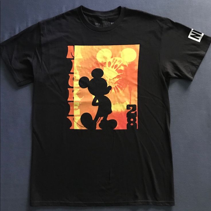 New Without Tags Mens Neff X Disney Micky Mouse “Mickey 28” Short Sleeve Tee Shirt 100% Cotton Disneyland Shirt, Disneyland Shirts, Disney Shirts, Black Orange, Shirt Color, Orange Black, Tee Shirt, Short Sleeve Tee, Colorful Shirts