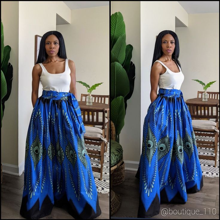 Printed Maxi Skirt With Pockets, Elastic Waist, Sash Tie, And Headwrap. Skirt Fits Up To 3x. Long Skirt With Sashes, Maxi Skirt With Pockets, Printed Maxi Skirt, Ribbon Skirt, Ribbon Skirts, Waist Sash, Printed Maxi Skirts, Skirt With Pockets, Skirt Fits