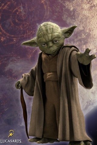 an image of yoda from star wars