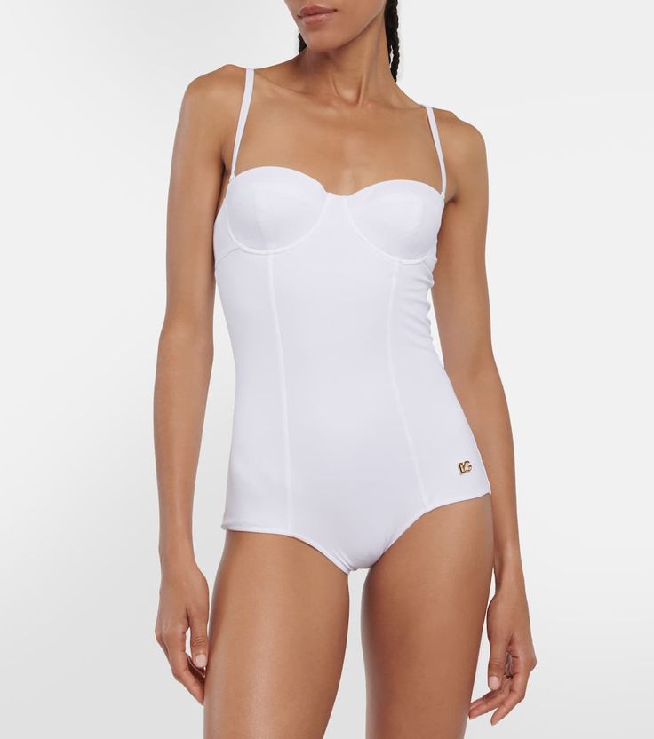 Elegant Push-up Swimwear With Built-in Bra, Luxury One-piece Swimwear For Summer, Luxury One-piece Swimwear For The Beach, Luxury Fitted Swimwear For Summer, Luxury One-piece Swimwear, Luxury Fitted Swimwear For Swimming, Luxury Fitted Beach Swimwear, Poolside Shapewear Swimwear With Lined Body, Lined Body Shapewear Swimwear