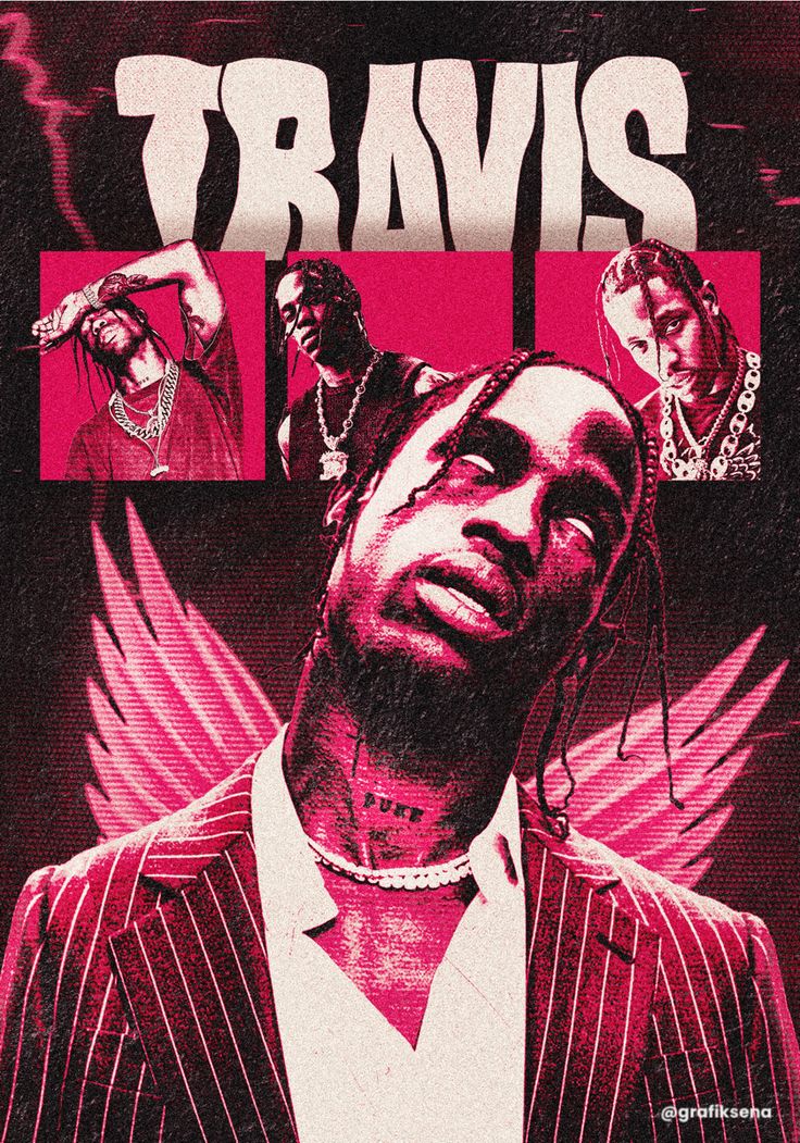 the poster for travis's new album