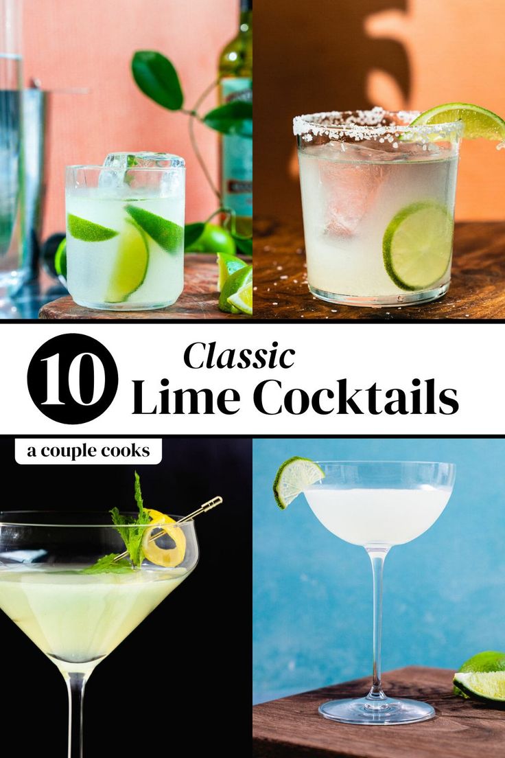 the top ten classic lime cocktails