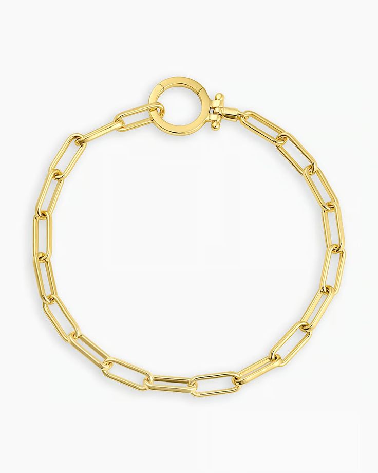 gorjana Jewelry | Parker Bracelet Classic Chain Bracelet With Solid Link Construction, Classic Chunky Chain Bracelet, Classic Chain Link Paperclip Bracelet, Classic Gold Chunky Chain Bracelet, Classic Gold Chunky Link Bracelet, Classic Chunky Link Chain Bracelet, Classic Chunky Chain Link Bracelets, Classic Gold Chain Paperclip Bracelet, Chic Oval Link Paperclip Bracelet