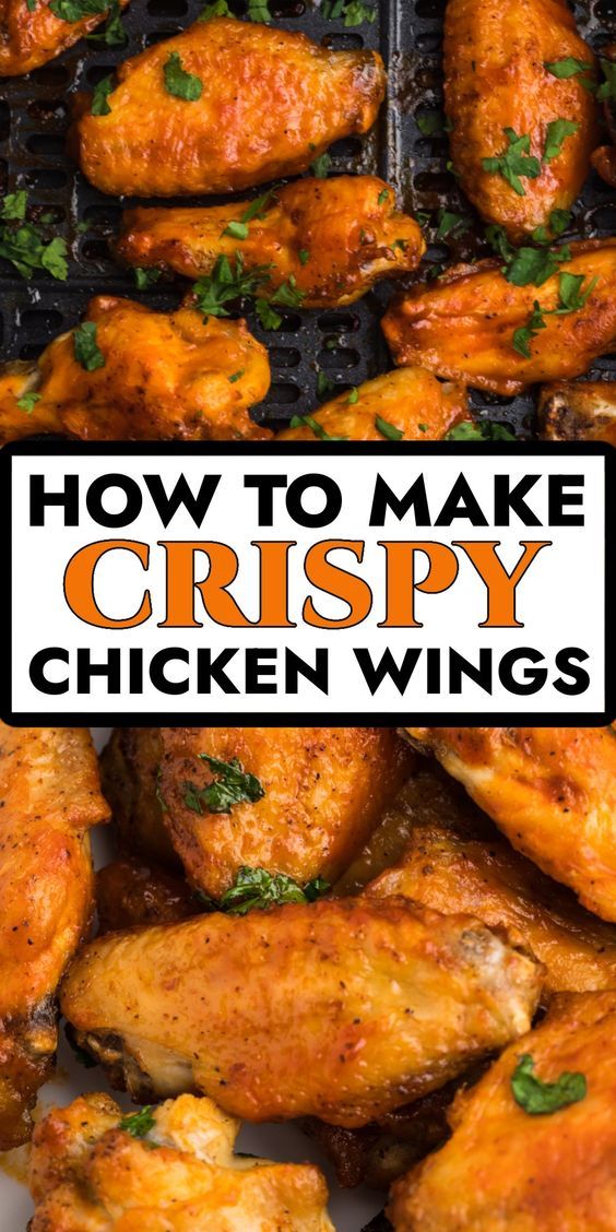 how to make crispy chicken wings on the grill with text overlay that reads, how to make crispy chicken wings