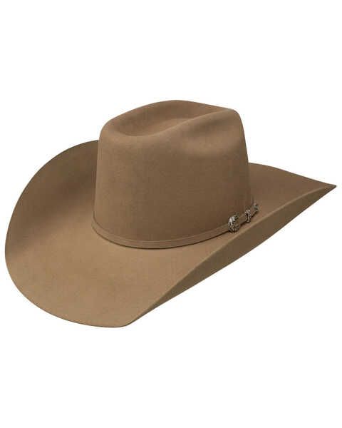 Brown Felt Hat With Curved Brim For Hunting, Beige Fitted Felt Hat For Rodeo, Felt Cowboy Hats Hats Unlimited, Western Brown Felt Hat, Brown Felt Hat For Rodeo, One Size, Zip Code Gifts, Felt Cowboy Hats, Western Look, Store Hours