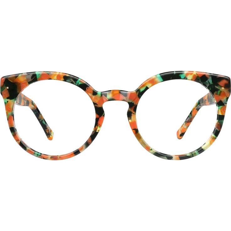 Librarian meets style star in these chic round glasses. The glossy hand-polished acetate eyeglasses is a nod to a cat-eye shape without going all the way there. The look is available in a wide range of colors and looks great as glasses and sunglasses. | Zenni Women's Cat-Eye Prescription Eyeglasses Orange Plastic Round Eyeglasses Frames, Diamond Face Shape, Eye Prescription, Stylish Eyeglasses, Cat Glasses, Rim Design, Diamond Face, Zenni Optical, Four Eyes