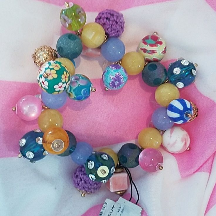 Colorful And Fun, Made Of Various And Individualized Beads Of Doffefent Shapes, Colors, And Textured. Gives Off Kind Of A Candy Bangly Appearance That Brightens Any Outfit And You Wont Be Able To Find It Again. Band Is Stretchy To Fit Most Sizes Bohemian Purple Beaded Chain Bracelets, Multicolor Bohemian Bracelets With Dangling Beads, Multicolor Dangling Beads Beaded Bracelets For Beach, Multicolor Party Charm Bracelet With Colorful Beads, Multicolor Beaded Bracelets With Dangling Beads For Beach, Party Multicolor Charm Bracelet With Colorful Beads, Beach Multicolor Beaded Bracelets With Dangling Beads, Adjustable Yellow Faceted Beads Stretch Bracelet, Yellow Stretch Bracelet With Faceted Beads For Gift