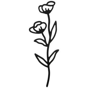 a black and white drawing of a flower