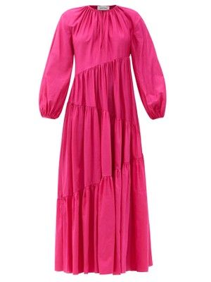 Halal Outfits, Funky Clothes, Dresses Cotton, Pink Maxi, Simple Dress, Silk Lace, Crochet Skirt, Beach Wear Dresses, Cotton Maxi