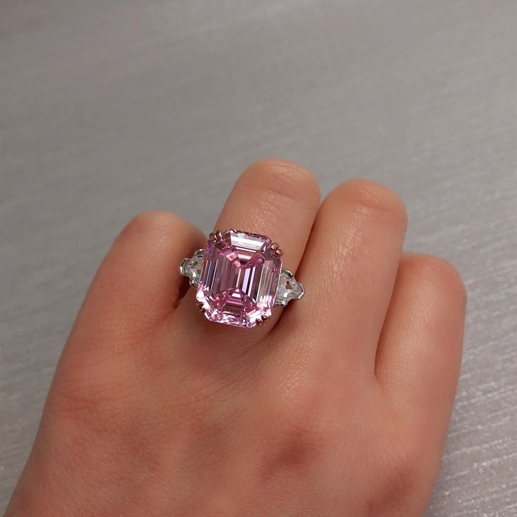 EDEN Pink Topaz Ring Sterling Silver Statement Ring, Large Pink Engagement Ring, Cocktail Ring, Diamond Ring, November Birthstone Ring - Etsy Luxury Pink Diamond Gemstone Ring, Luxury Pink Sapphire Gemstone Ring, Luxury Pink Topaz Ring With Diamond, Luxury Pink Topaz Ring For Formal Occasions, Formal Pink Diamond Ring With Gemstone, Pink Morganite Gemstone Rings, Pink Morganite Rings With Accent Stones, Pink Diamond Ring With Prong Setting, Pink Diamond Rings With Prong Setting