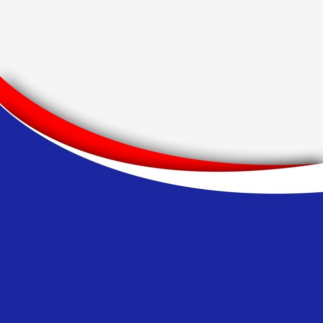 an abstract red white and blue background with curved lines on the bottom right corner,