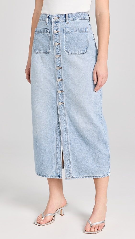 Rolla's Sailor Skirt Lyocell Blue | Shopbop 80s Photography, Sailor Skirt, Denim Maxi Skirt, China Fashion, Spring Summer Fashion, Stretch Denim, Stretch Fabric, Womens Bottoms, New Arrivals