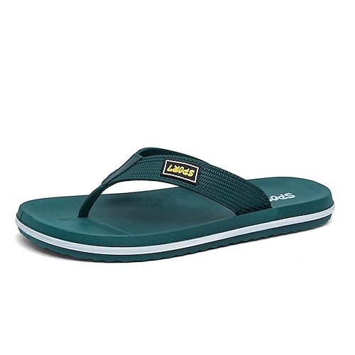 Category:Slippers  Flip-Flops; Upper Materials:PU; Lining Materials:PU; Embellishment:Splicing; Season:Summer,Fall; Gender:Men's; Size Suggestion:standard size, select your usual size; Activity:Hiking,Walking; Toe Shape:Round Toe; Style:Beach,Casual,Sporty; Outsole Materials:Rubber; Occasion:Outdoor; Closure Type:Slip-on; Function:Breathable; Pattern:Solid Colored,Braided; Listing Date:04/24/2024; 2024 Trends:Comfort Sandals; Foot Length:; SizeChart1_ID:2:185995; US Size:; UK Size:14.5; EU Size:50 Colored Braids, Men's Slippers, Sporty Casual, Beach Slippers, 2024 Trends, Flip Flop Slippers, Beach Casual, Casual Sporty, Comfortable Sandals