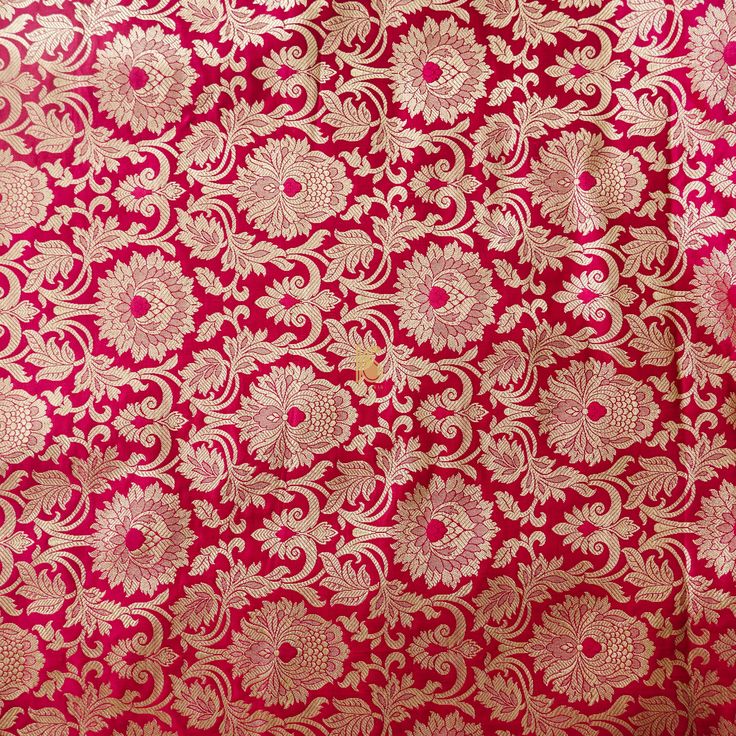 Category: Silk Brocade Khinkhwab brings you beautiful fabrics and yardage from Banaras. You can turn these beautiful banarasi brocade fabrics into a traditional blouse, Indian kurta or a western jacket. For Blouse you need 1 meter of fabric, for kurta you need 3 meters, for jackets you need 2 meters of fabric. Pair these beautiful fabrics with your Banarasi sarees and dupattas and add more glamour to it. Fabric: Semi Silk Brocade Price mentioned is for one meter. Note- There may be slight color Brocade Print Pattern, Luxury Unstitched Banarasi Silk Embroidered Fabric, Luxury Banarasi Silk Dupatta With Dabka Embroidery, Luxury Banarasi Silk Embroidered Fabric For Ceremonial Use, Luxury Raw Silk Fabric With Traditional Patterns, Luxury Banarasi Silk Dupatta With Dabka Detail, Luxury Gold Banarasi Silk Churidar, Luxury Banarasi Silk Dupatta With Printed Motifs, Banarsi Design