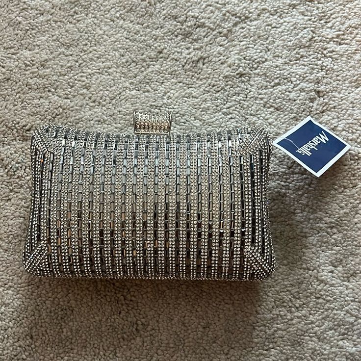 Nwt!!! So So Cute. Perfect For Fun Events! Silver Metal Rectangular Bag, Silver Chain Evening Clutch, Silver Chain Bag For Event, Silver Metal Bag For Events, Silver Clutch With Chain For Party, Elegant Silver Bag With Chain Strap, Elegant Silver Clutch With Chain Strap, Elegant Silver Bag With Chain, Formal Silver Bag With Chain