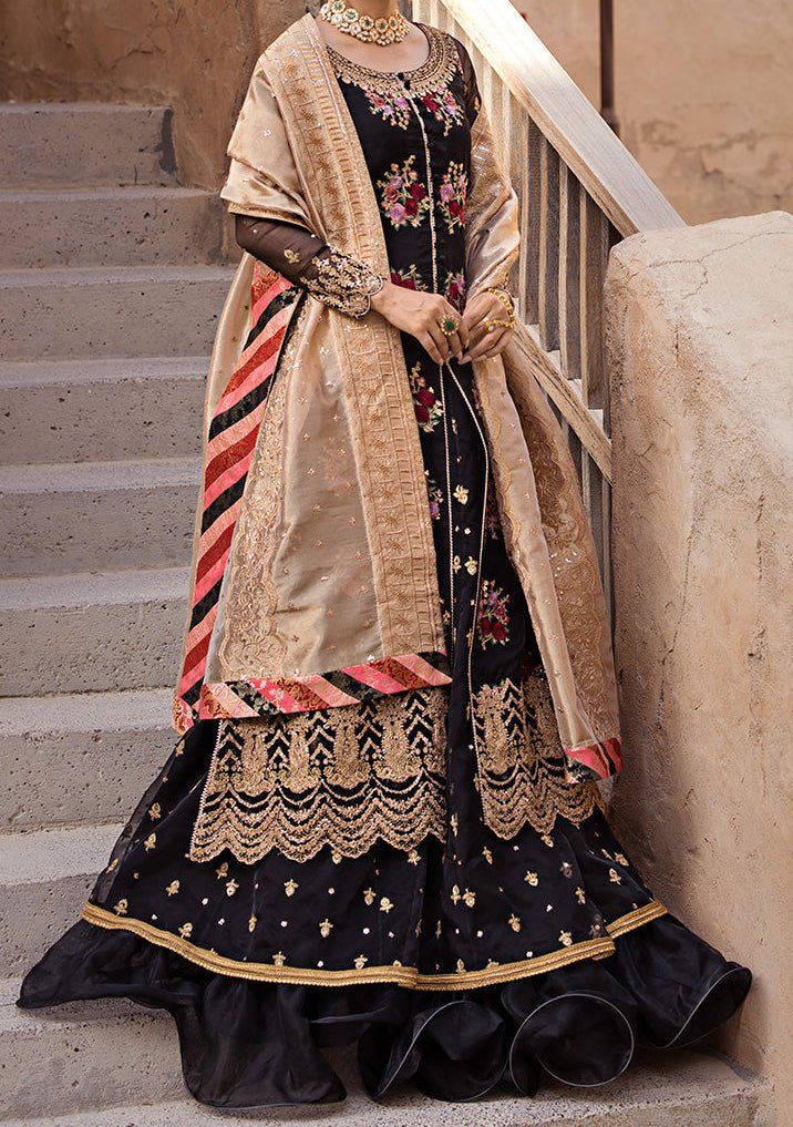 Zainab Chottani Dilbahar Pakistani Luxury Organza - db24145 Zainab Chottani, Embroidered Sharara, Pakistani Boutique, Pakistani Designer Clothes, Lehenga Suit, Organza Top, Readymade Saree, Lehenga Skirt, Embroidered Organza