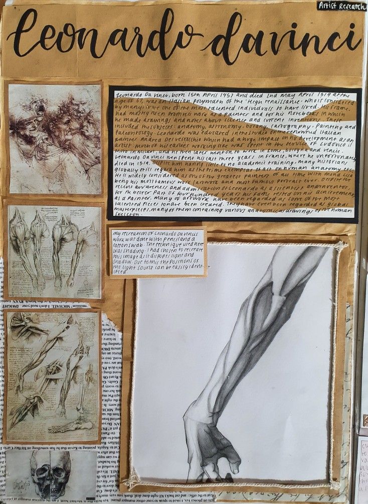 a collage of drawings and handwritten text