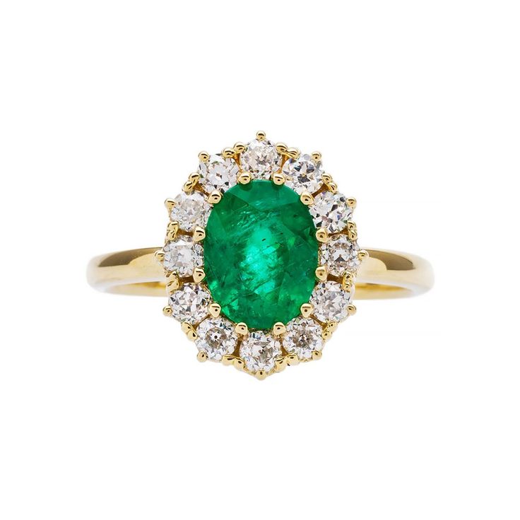 Emerald Engagement Ring Green, Rings Sapphire, Emerald Halo, Emerald Rings, Diamond Halo Engagement Ring, Sparkly Things, Jewelry Post, Dream Engagement, Emerald Engagement