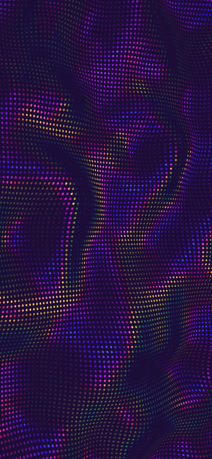 an abstract background with purple and blue dots in the shape of half - circle shapes