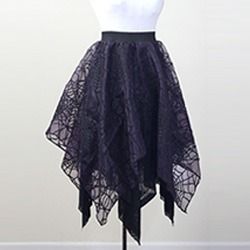 a mannequin with a black skirt on it