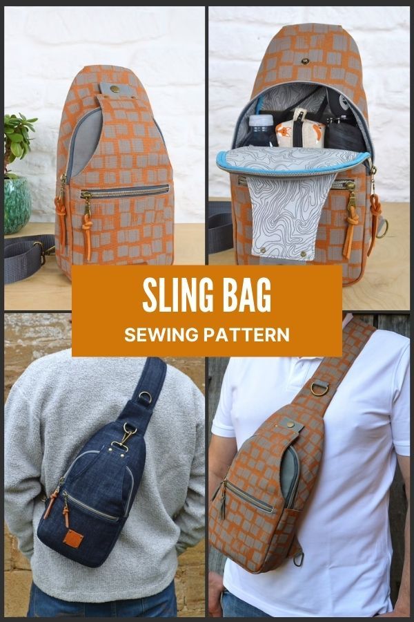 the sling bag sewing pattern is easy to sew