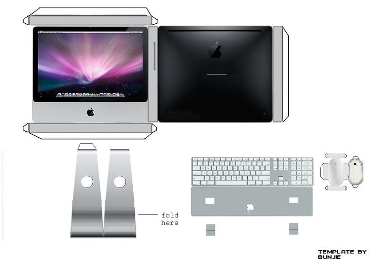 an apple computer and keyboard are shown in this graphic above it is the same image