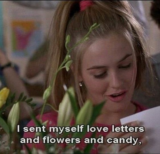 Memes In Real Life, Film Quotes, My Self, Single Words, Laura Lee, Clueless, Mode Inspiration, Movie Quotes, Love Letters