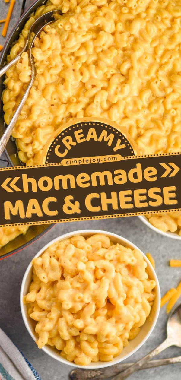 Mac and Cheese, Thanksgiving side dishes, best comfort food recipes Best Homemade Mac And Cheese, Easy Mac N Cheese Recipe, Alfredo Recipes, Homemade Macaroni And Cheese, Mac And Cheese Sauce, Easy Mac N Cheese, Best Macaroni And Cheese, Baked Macaroni And Cheese, Stovetop Mac And Cheese