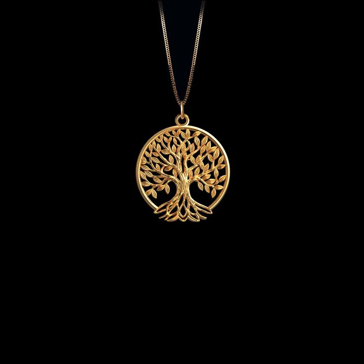 Discover our unique tree of life pendant, a timeless symbol of spirituality and interconnectedness. This pendant is a fine representation of spiritual symbolism and natural beauty. PENDANT INFORMATIONThis pendant is made of real, solid gold.• Made in USA• Size: Mini• Material: 14k or 18k solid gold• Finish: polished• Height: 0.9" (22,5 mm) | *includes the small circle, bail dimensions not included• Width: 0.79" (20 mm)• Pendant weight (approx.): 3 grams (14k)• Bail: fits up to 4 mm chains• Solid Holistic Gold Pendant Jewelry, Elegant Yellow Gold Tree Of Life Jewelry, Elegant Yellow Gold Tree Of Life Necklace, Sterling Silver Yellow Gold Tree Of Life Necklace, Yellow Gold Tree Of Life Pendant Jewelry, Yellow Gold Sterling Silver Tree Of Life Necklace, 14k Gold Tree Of Life Pendant Jewelry, Elegant Gold Necklace With Tree Of Life, Symbolic Tree Of Life Round Pendant Jewelry