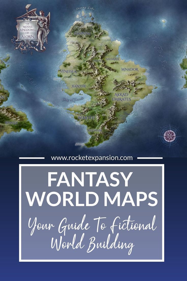 a map with the words fantasy world maps on it