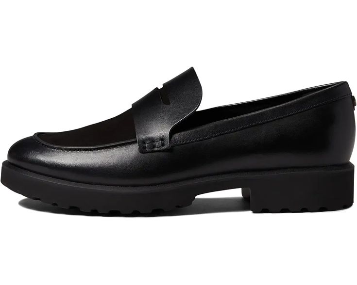 Cole Haan Geneva Loafer | Zappos.com Slip-on Platform Loafers With Rubber Sole For Work, Classic Slip-on Platform Loafers With Vibram Sole, Casual Leather Platform Loafers With Lug Sole, Workwear Moc Toe Oxfords With Vibram Sole, Workwear Oxfords With Vibram Sole And Moc Toe, Modern Platform Loafers With Rubber Sole For Work, Moc Toe Platform Loafers With Leather Footbed For Workwear, Black Casual Platform Loafers With Vibram Sole, Modern Platform Loafers With Stitched Sole For Office