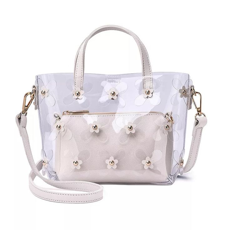 Mellow World Oralie Transparent Crossbody Bag Clear Crossbody Shoulder Bag For On-the-go, White Bags With Clear Strap For On-the-go, Plastic Shoulder Bag, Plastic Satchel Shoulder Bag, Daily Use Clear Plastic Bags, Clear Pouch Shoulder Bag For Travel, Trendy Plastic Shoulder Bag With Clear Strap, Trendy Clear Bag With Adjustable Strap, Trendy Clear Crossbody Satchel