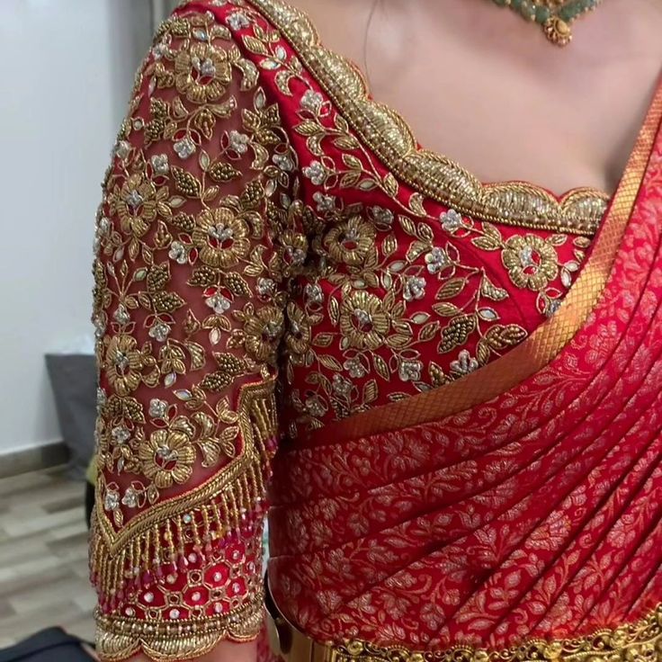 Dm@9649490158 Designer maggam work blouse Fabric: Halfpattu /Rawsilk Dispatch: 3days Price : 5000unstiched 5550stitched Colours and sizes can be customised accordingly Bridal Work Designs, 3d Maggam Work Blouses, Bridal Aari Blouse Designs Latest, Pelli Blouse Maggam Work, Wedding Blouse Aari Work Designs, 3d Maggam Work Blouse Designs, Maggam Work Blouse Designs Bridal Heavy, Wedding Aari Work Blouse Designs, Heavy Aari Work Blouse