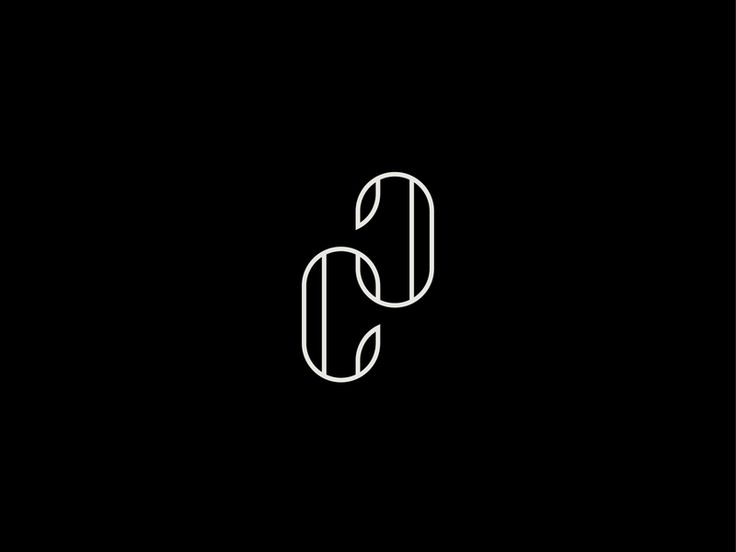 the letter g is made up of lines and dots on a black background with white letters