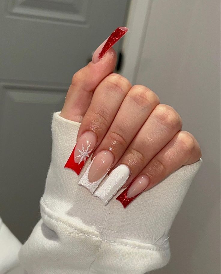 Christmas Nails Acrylic Short, Nails Acrylic Short, Her Nails, Christmas Nails Acrylic, Nails Acrylic, Christmas Nails, Nail Designs, Nail Polish, Square