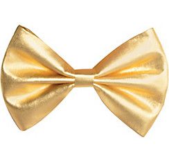 Gold Bow Tie Gold Satin Bow Tie, Gold Satin Bow Tie For Black-tie Events, Classic Ribbon Bow Tie For Party, Adjustable Gold Bow Tie For Party, Adjustable Gold Satin Bow Tie, Gold Bow Tie For Party, Gold Bow With Bow Tie Back For Party, Gold Party Bow With Ribbon, Gold Ribbon Bow For Party