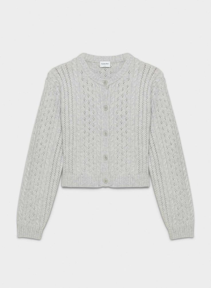 SWEETSPOT CARDIGAN | Aritzia High Hips, Fully Fashioned, Everyday Luxuries, Body Measurements, Hosiery, Merino Wool, Knitwear, Button Up, Yarn