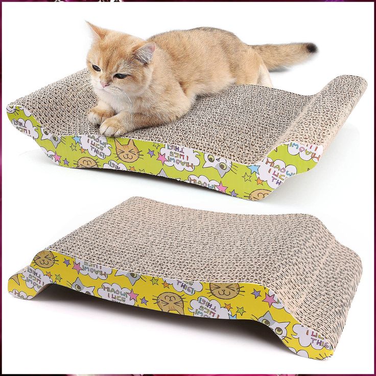 PrimePets 2 Pack Cat Scratcher Cardboard, Reversible Corrugated Cat Scratching Pad Replacement Scratcher Pad Lounge Sofa Bed, Couch Lounge Sofa, Cardboard Cat Scratcher, Cool Couches, Cat Scratchers, Cat Ball, Furniture Scratches, Cat Scratching Post, Cat Scratcher, Corrugated Cardboard