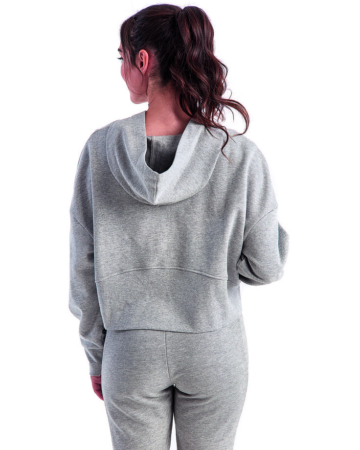 Ladies' Alice Half-Zip Hooded Sweatshirt - HEATHER GRAY - XS | TriDri Women's Alice Half-Zip Hooded Sweatshirt in Heather Grey Size XS | Cotton/Polyester Blend Heather Gray, Half Zip, Hooded Sweatshirt, Heathers, Heather Grey, Hooded Sweatshirts, Sweatshirts, Grey