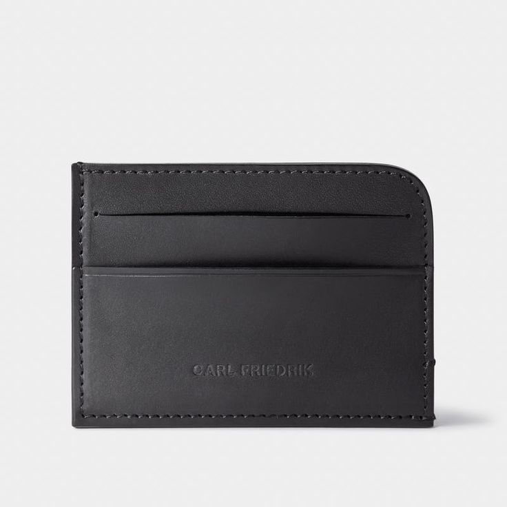 Hatton Slim Leather Cardholder | Carl Friedrik™ Leather Cardholder, Italian Heritage, Luggage Accessories, Modern Life, Small Wallet, Stick It Out, Card Holder Leather, Leather Goods, Card Wallet