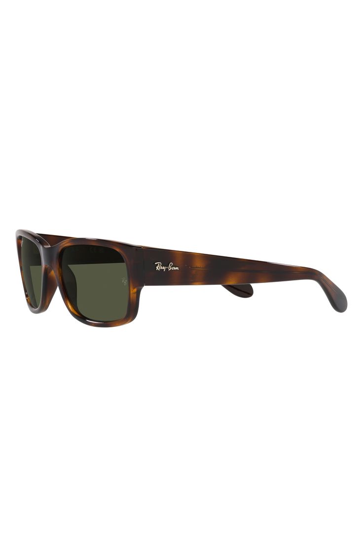 Retro-inspired frames define these head-turning sunglasses fashioned with signature logo branding at the temples. 55mm lens width; 18mm bridge width; 145mm temple length 100% UV protection Prescription-compatible Plastic Made in Italy Classic Brown Rectangular Shield Sunglasses, Classic Brown Wayfarer Shield Sunglasses, Classic Shield Sunglasses With Tinted Lenses Wayfarer, Classic Shield Sunglasses With Tinted Wayfarer Lenses, Classic Shield Sunglasses With Polarized Square Frame, Classic Wayfarer Shield Sunglasses With Tinted Lenses, Classic Wayfarer Shield Sunglasses For Outdoor, 90s Trends, New Memories