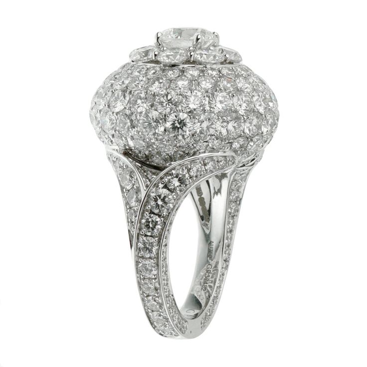 Graff 10.08ct Bombe Diamond White Gold Cocktail Ring 1gr1008ctr Luxury Diamond Ring With Accents, Luxury White Gold Diamond Ring, Luxury Cubic Zirconia Diamond Ring For Evening, Dazzling White Rings For Evening, Luxury Diamond Cut Diamond Ring, Luxury White Diamond Ring With Single Cut Diamonds, Dazzling Brilliant Cut Diamond Ring For Evening, Luxury White Single Cut Diamond Ring, Luxury Diamond Cut Diamond Ring For Evening