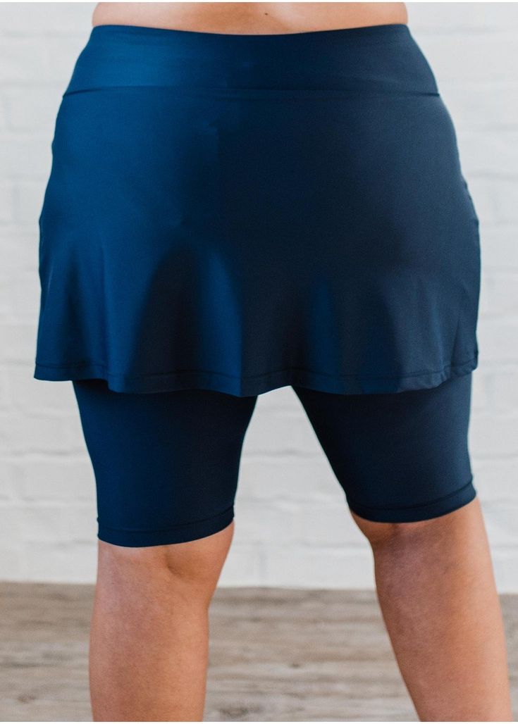 Athleisure Swim Skirt With Built-in Shorts, Sports Swim Skirt With Built-in Shorts, Sporty Fitted Swim Skirt With Elastic Waistband, Compression Bottoms With Built-in Shorts For Yoga, Athleisure Skort With Built-in Shorts For Yoga, Athleisure Bottoms With Built-in Shorts, 4-way Stretch Skort With Built-in Shorts, Sports Fitted Skort With Elastic Waistband, Stretch Workout Skort With Wide Waistband