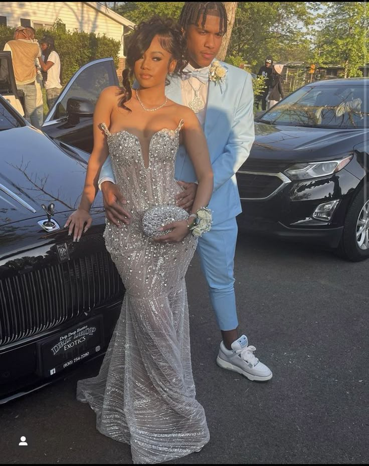 Hoco Prom Dresses, Prom Dress For Light Skin, Green Prom Dresses With Corset, Cinderella Prom Dress Black Women, Prom Dress Inspiration 2024, Red Carpet Theme Prom Dresses, Prom After Party Outfit Casual, Prom Inspo Black Couples, Homecoming Pictures With Date Black