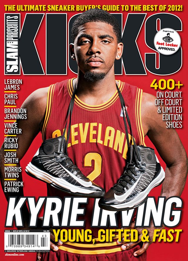 the cover of sports illustrated magazine featuring kyrie irving