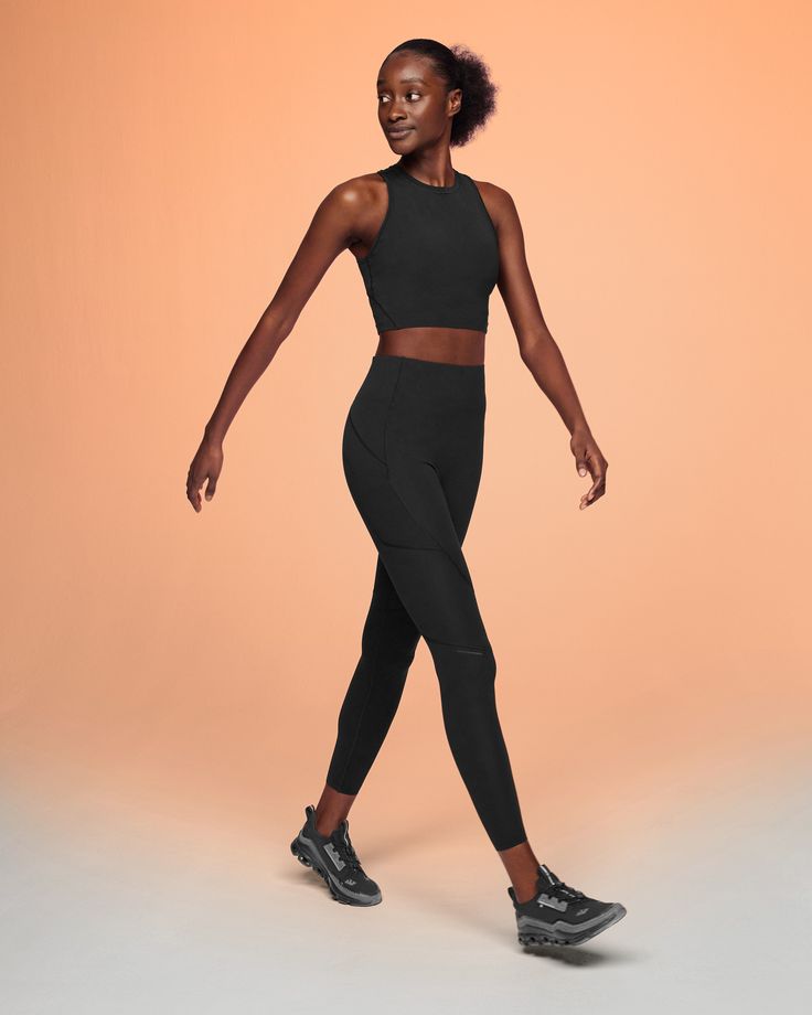 Soft, sweat-wicking, and complete with side pockets to hold your phone – these versatile tights are ideal for everyday wear. Pair them with your favorite On sneaker. A high-waisted fit means once your tights are pulled up, they actually stay up. (No adjustment-gymnastics on our watch.) The wide, smooth cut ensures a secure fit, and the longer length gives you extra coverage. The super-soft, full-length Movement Tights are your perfect partner whether hiking, working on your practice, or just rel Soft Workout, Womens Movement, Women's Tights, Low Intensity Workout, Womens Tights, Full Length, Everyday Wear, Tights, High Waisted