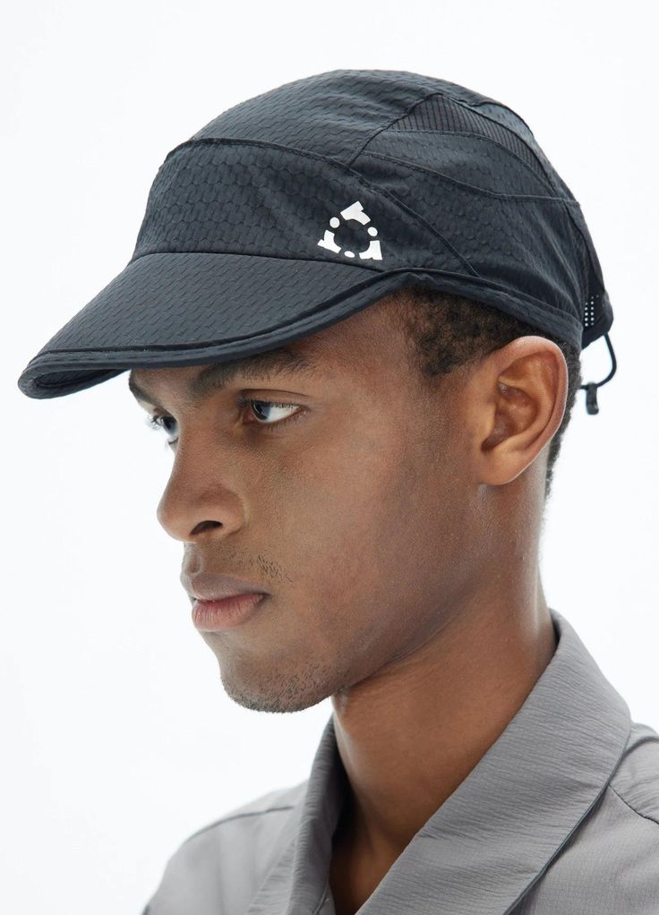 Versatile Dual-Tone Adjustable Cap - chiclara Synthetic Materials, Male Model, Custom Fit, Accessories Hats, Custom Print, Perfect Fit, Highlights, Black And White, How To Wear