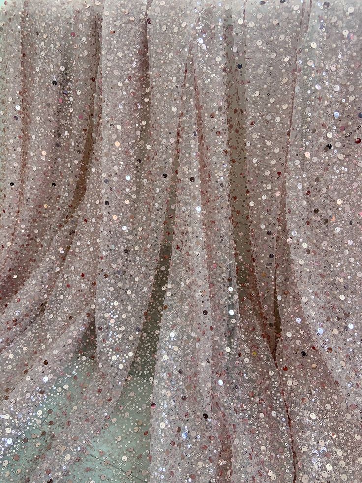 Light Pink Bead Lace Fabric, Sparkle French Bead Lace Fabric With Sequins, Sequin Fabric for Dress, Couture, Costume - Etsy Cheap Contrast Sequin Fabric For Party Season, Sparkling Tulle Sequin Fabric For Prom, Pink Sequin Fabric For Prom And Party Season, Glamorous Pink Sequin Fabric For Prom, Tulle Sequin Fabric For Prom, Pink Sequin Fabric With Rhinestones For Party, Pink Sparkling Sequin Fabric For Evening, Sparkling Pink Sequin Fabric For Evening, Pink Glitter Sequin Fabric For Prom